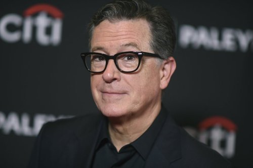 FILE - Stephen Colbert arrives at a screening of 