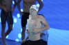 Leon Marchand of France prepares to compete in the men's 200-meter individual medley heats at the World Aquatics Championships in Singapore, Wednesday, July 30, 2025. (AP Photo/Lee Jin-man)