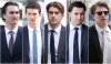 A composite image of five photographs show former members of Canada's 2018 World Juniors hockey team, left to right, Alex Formenton, Cal Foote, Michael McLeod, Dillon Dube and Carter Hart as they individually arrived to court in London, Ont., Wednesday, April 30, 2025. THE CANADIAN PRESS/Nicole Osborne