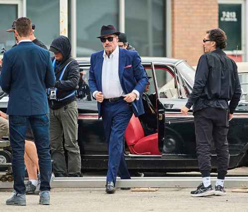 DAVID LIPNOWSKI / CHRISD.CA

Actor John Travolta on set in the parking lot of Red Top Restaurant on St.Mary’s Road. He is in the city shooting November 1963, a look at Mafia involvement in the assassination of John F. Kennedy. The film, which also stars Mandy Patinkin and Dermot Mulroney, is due in theatres in 2026.
July 16, 2025