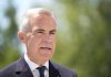 Prime Minister Mark Carney speaks to the media during the 2025 summer meetings of Canada’s premiers at Deerhurst Resort in Huntsville, Ont., on Tuesday, July 22, 2025. THE CANADIAN PRESS/Nathan Denette