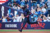 Toronto Blue Jays first base Vladimir Guerrero Jr. (27) rounds the bases after hitting a home run against the Kansas City Royals during first inning MLB baseball action in Toronto, Friday, Aug. 1, 2025. THE CANADIAN PRESS/Sammy Kogan