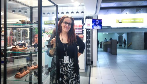 Ruth Bonneville  / Free Press 

Local Portage & Main update

Photo of Christine Neustaeter - owner of EYEGO Mobile Optical store in Winnipeg Square.  For story on her  opinion as a business owner located in  the underground at Portage and Main, about the opening of Portage and Main. 

Story on what people think of Portage and Main intersection being reopened to pedestrians traffic month later.

July 28th,   2025