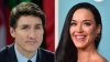 This composite image shows former Canadian prime minister Justin Trudeau, left, in Kyiv, Ukraine, on Monday, Feb. 24, 2025, and Katy Perry, right, in Los Angeles on Monday, April 22, 2024. THE CANADIAN PRESS/Frank Gunn, AP/Invision - Jordan Strauss