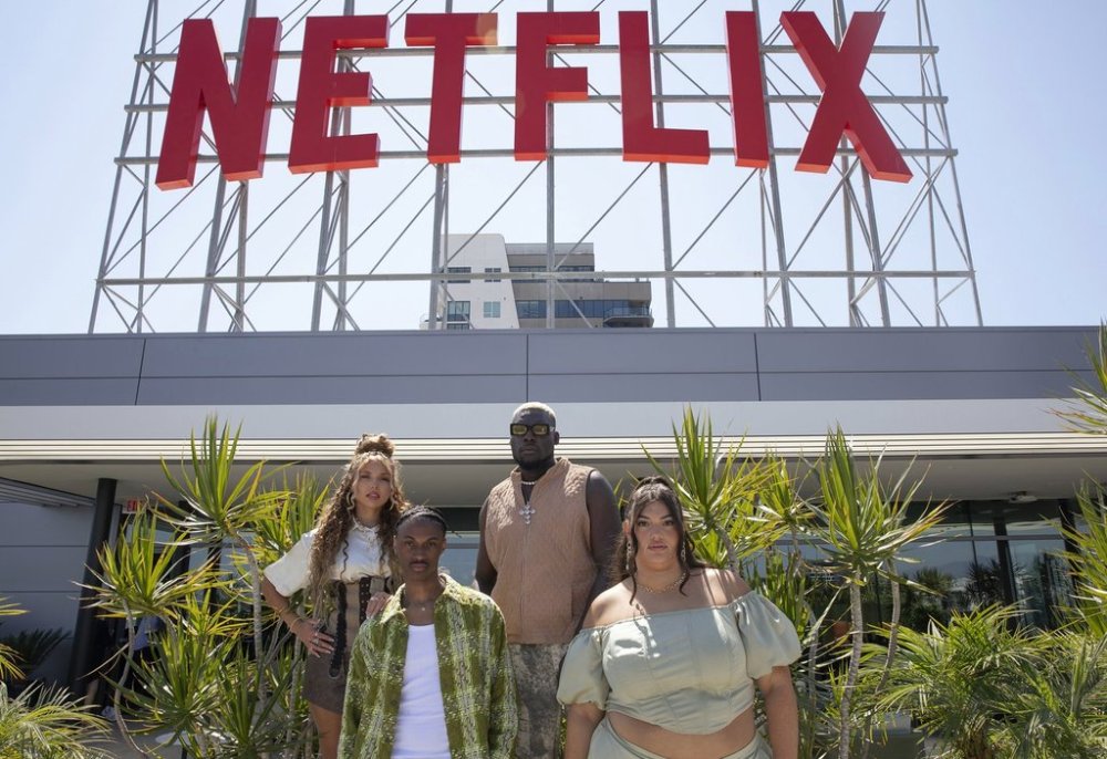 Aalith Rose Larsen, from left, Cameron Goode, Donzell Taggart and Katherine Reorder of SZN4 pose for a portrait to promote