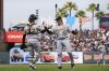 Pittsburgh Pirates pitcher Isaac Mattson, right, and catcher Henry Davis celebrate after the team's victory over the San Francisco Giants in a baseball game Wednesday, July 30, 2025, in San Francisco. (AP Photo/Godofredo A. Vásquez)