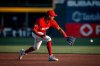 Vancouver Canadians shortstop Arjun Nimmala fields the ball during the fourth inning of a Northwest Minor League Baseball game against the Eugene Emeralds in Vancouver on Wednesday, July 23, 2025. THE CANADIAN PRESS/Ethan Cairns