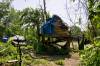BROOK JONES/FREE PRESS
                                An encampment, including a tree house is pictured on the bank of the Red River along the North Winnipeg Parkway near Waterfront Drive in Winnipeg, Man., Tuesday, June 24, 2025.