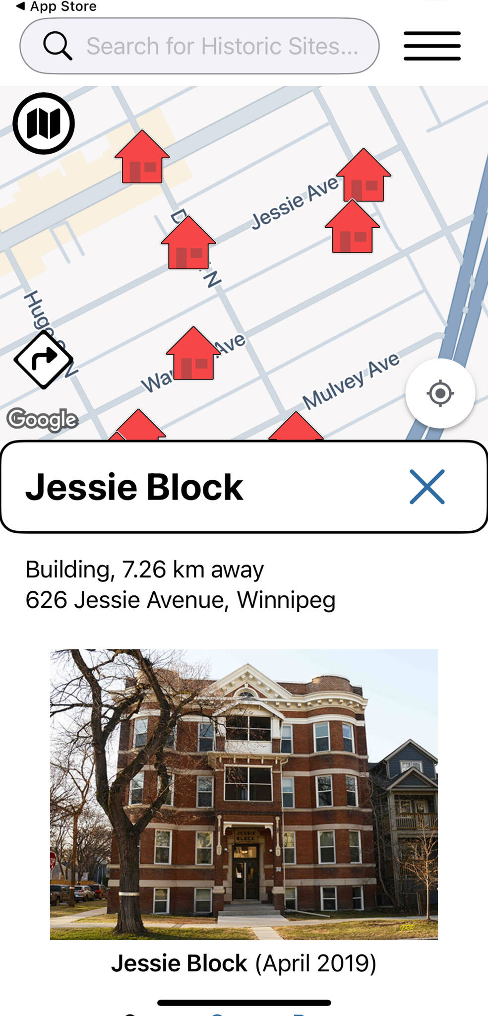 SUPPLIED
The Manitoba Historical Society’s free MHS InSite app includes 2,687 locations in Winnipeg.