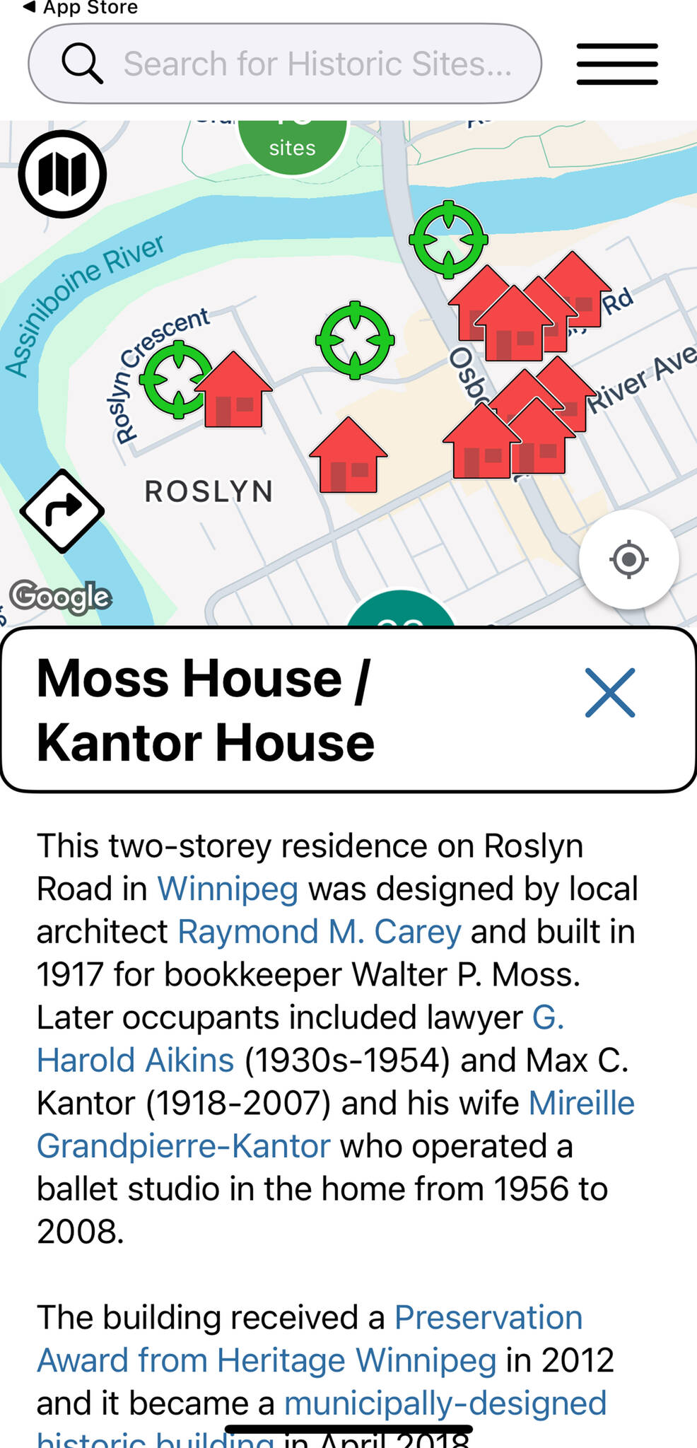 SUPPLIED
The Manitoba Historical Society’s free MHS InSite app details info on more than 10,000 sites across the province.
