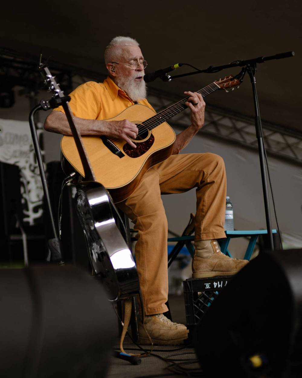 MATT HORSEMAN PHOTO
Bruce Cockburn performs at the Winnipeg Folk Festival on Saturday, July 12.