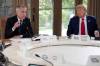 AP Photo/Mark Schiefelbein
                                U.S. President Donald Trump, right, and Canada’s Prime Minister Mark Carney participate in a session of the G7 Summit, June 16.