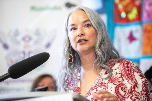 MIKAELA MACKENZIE / FREE PRESS
                                Families Minister Nahanni Fontaine