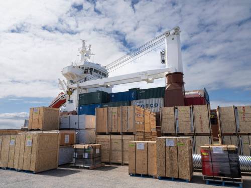 SUPPLIED
                                Cargo to be loaded on Artcic Supply Ship for Nunavut July 2025