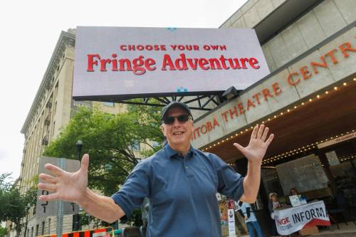 MIKE DEAL / FREE PRESS
                                Executive director Chuck McEwen believes there is a little something for anyone at this year&rsquo;s fringe festival.