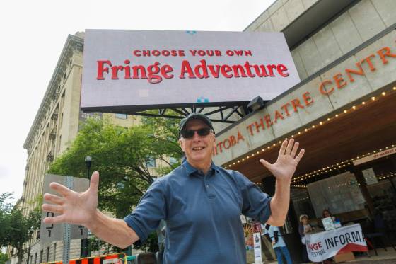 Executive director Chuck McEwen believes there is a little something for anyone at this year’s fringe festival. (Mike Deal / Free Press)