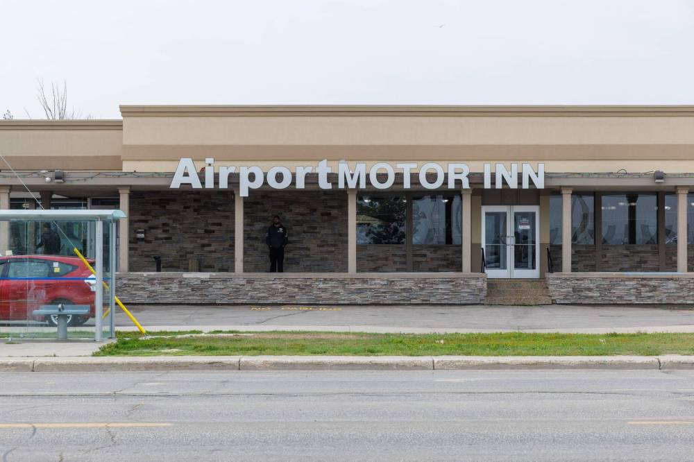 MIKE DEAL / FREE PRESS
The Airport Motor Inn on Ellice Avenue.