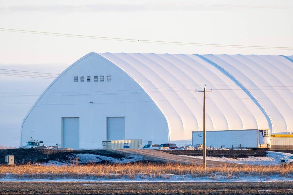MIKE DEAL / FREE PRESS FILES
The search at Prairie Green began Dec. 2 and turned up partial remains of both victims within a few months.