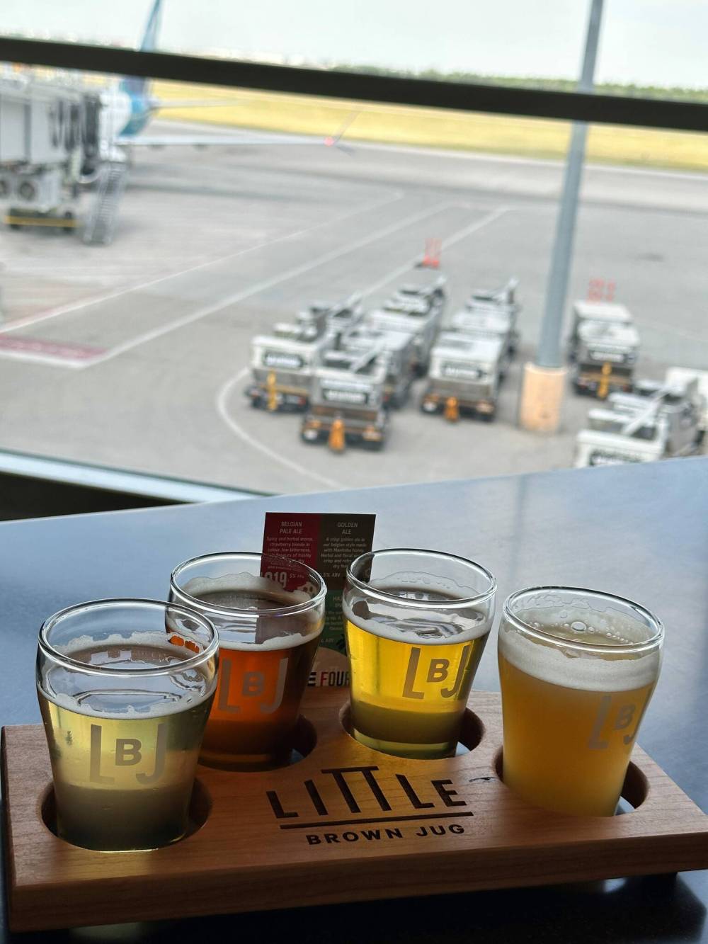 SUPPLIED
Little Brown Jug had already circulated in the airport, supplying one of its most popular ales, 1919, to existing restaurants.