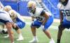 RUTH BONNEVILLE / FREE PRESS FILES
                                Winnipeg Blue Bombers offensive lineman Micah Vanterpool slides into the left tackle position, replacing an injured Stanley Bryant.