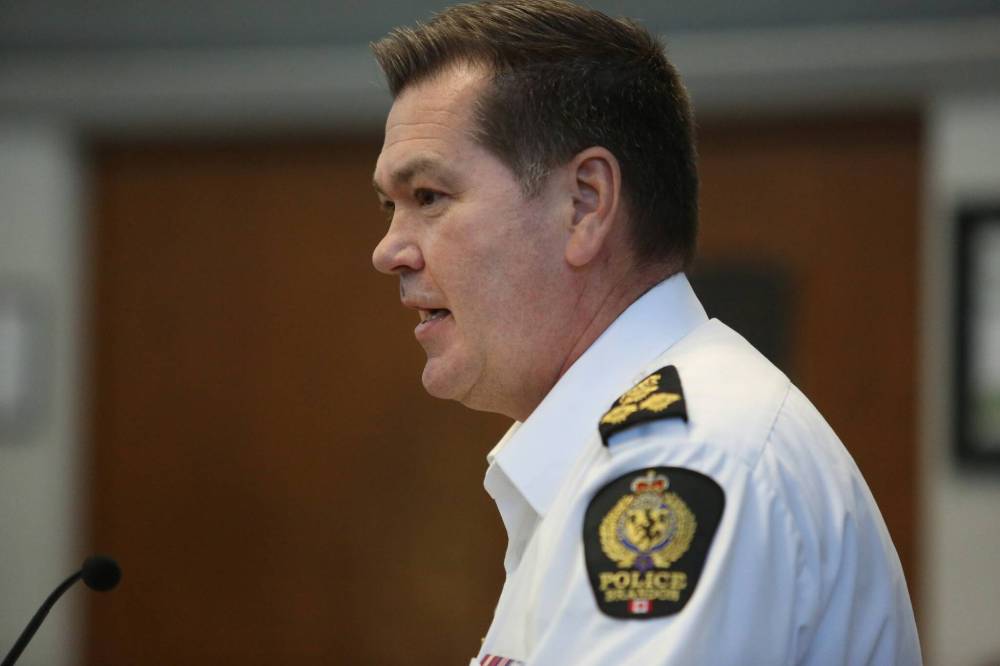 Brandon Police Service Chief Tyler Bates says a chapter of the Hells Angels has moved into the city. (Matt Goerzen / The Brandon Sun files)