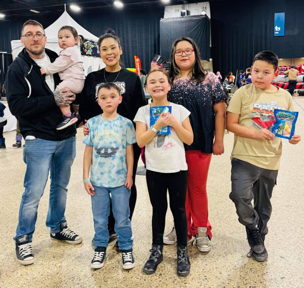 SUPPLIED
SUPPLIED Back row: Matt Arnott, Cecilia Arnott, 1, and Annie Anguttitauruq Front row: Sebastian Berry 7, Carly Berry 8, Nevaeh Porter 13, Michael Arnott 11.