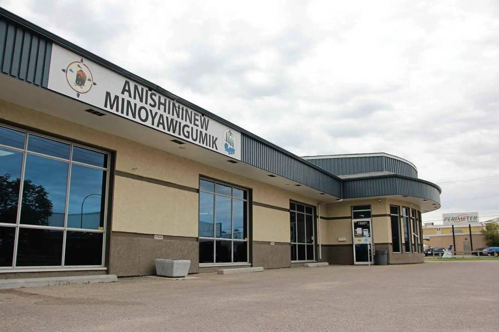 KATLYN STREILEIN / FREE PRESS FILES
A rapid access to addictions medicine clinic opened at the Anishininew Minoyawigumik Health and Healing Centre in April.