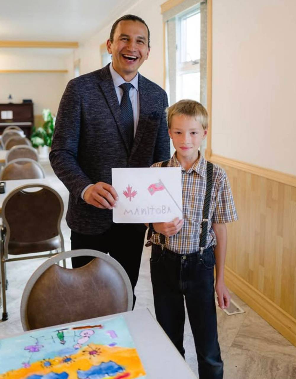 INSTAGRAM
Kinew’s visit to Green Acres Colony is “The first time a premier has visited” according to his Instagram post.