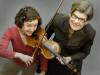 JOE BRYKSA/FREE PRESS
                                In 2003, Menzies (right) moved from the MCO to the struggling WSO as Interim Director, seen here in 2004 with violinist Claudine St Arnauld.