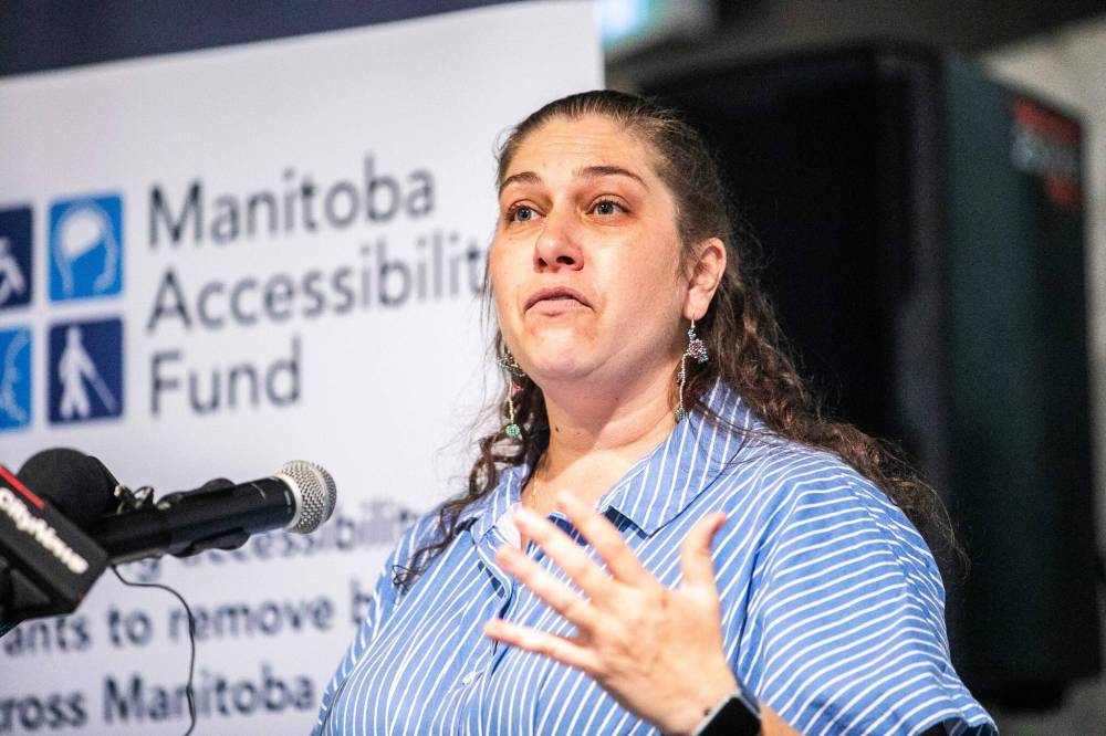 MIKAELA MACKENZIE / FREE PRESS
Arts AccessAbility Network of Manitoba executive director Jenel Shaw said the organization sees accessibility as “the very foundation of artistic freedom.”