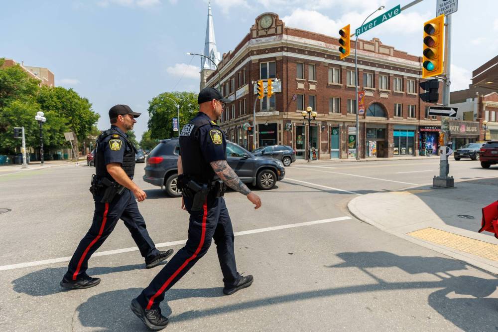 MIKE DEAL / FREE PRESS
The operation will see both uniformed and plainclothes officers patrolling on foot and in vehicles with increased frequency.