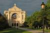 The courtyard of St. Boniface Cathedral.