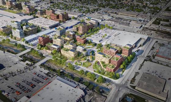 Shifting economic and immigration landscapes have wreaked havoc on the $1-billion development plan near Polo Park. Justin Zarnowski, Shindico Realty’s general counsel says the plan is in a “holding pattern.” (Shindico)