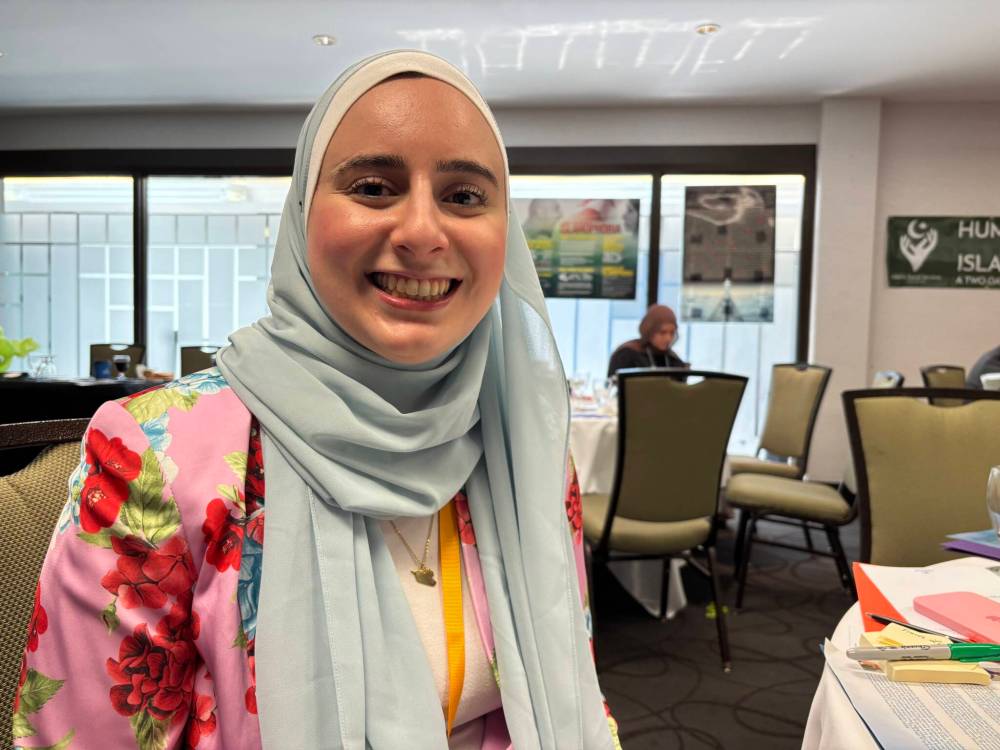 JOHN LONGHURST / FREE PRESSLila Mansour, who travelled from Ontario to attend the conference, says mental health is ‘a very serious issue for Muslim youth now.’
