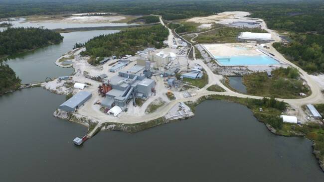 SUPPLIED
An aerial view of the Tanco Mine near Lac du Bonnet. Environmental appeals related to the construction of a new tailings plant can now be dismissed by Manitoba’s Environment and Climate Change minister.