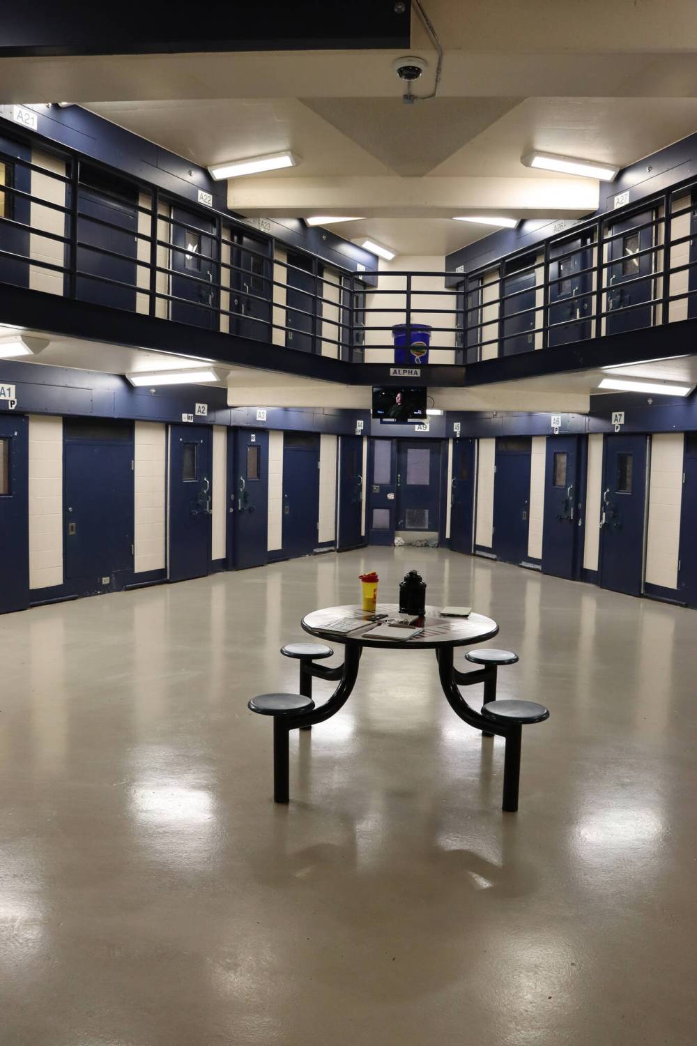 SUPPLIED
The primary 16-cell segregation unit in Headingley Correctional Centre’s Alpha Unit.