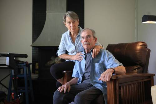 RUTH BONNEVILLE / FREE PRESS
                                Seth Wigderson and his wife Julie Guard