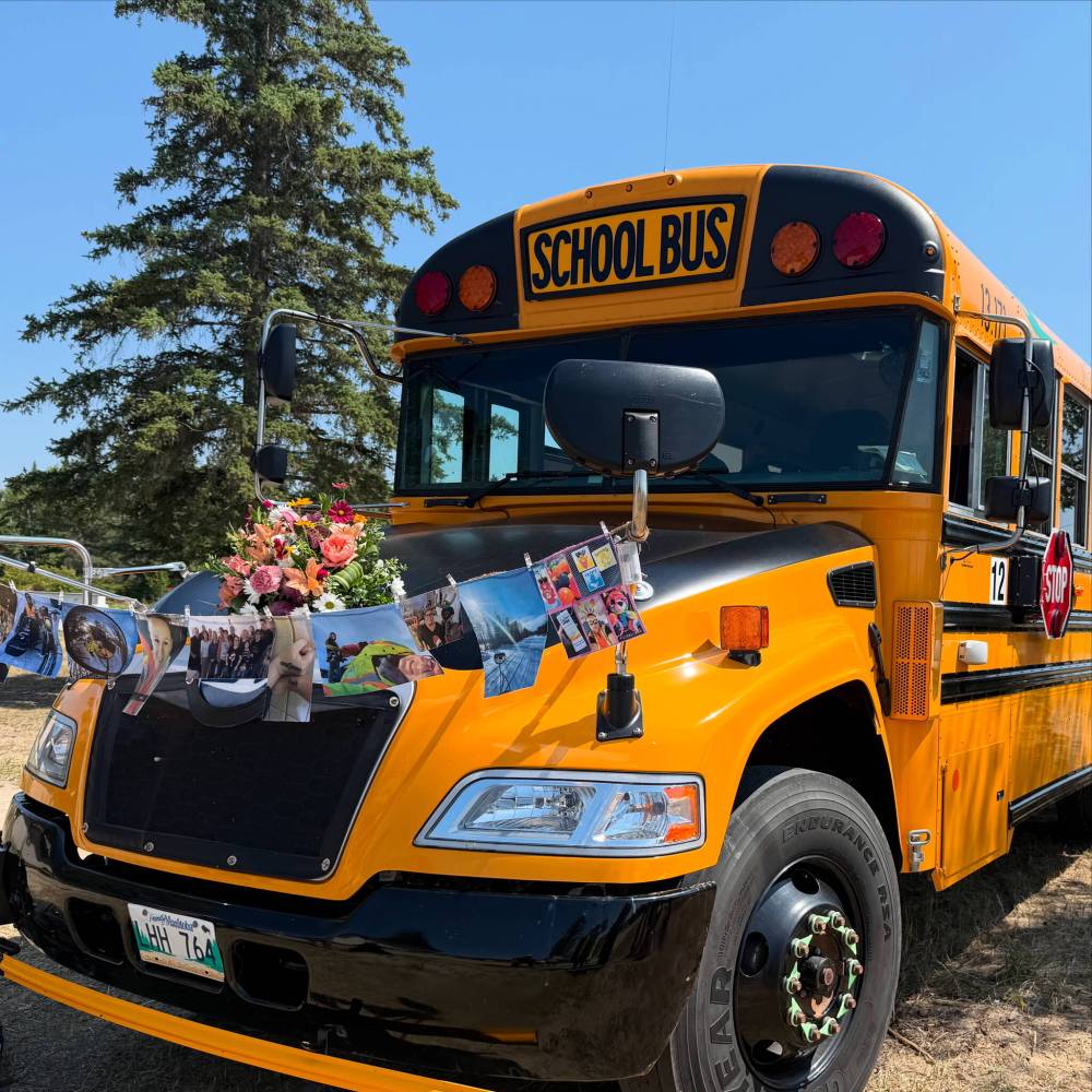 SUPPLIED
Family members, friends and colleagues celebrated the life of Melissa Julie Wilson, 41, on Saturday with a final trip aboard the school bus she spent much of her life driving.