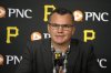 Pittsburgh Pirates general manager Ben Cherington speaks during a baseball news conference in Pittsburgh, Tuesday, July 18, 2023. (AP Photo/Gene J. Puskar, File)