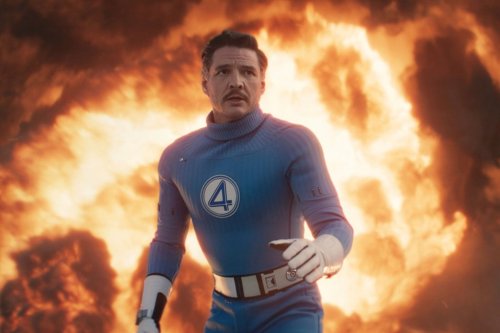 This image released by Disney shows Pedro Pascal in a scene from 