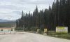 The security gate at the entrance to the Red Chris mine near Iskut, B.C. is shown on Wednesday, July 23, 2025. THE CANADIAN PRESS/Dave Middleton