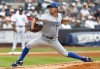 Chicago Cubs' Shota Imanaga pitches during the second inning of a baseball game against the New York Yankees, Sunday, July 13, 2025, in New York. (AP Photo/Noah K. Murray)
