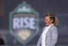Vancouver Rise head coach Anja Heiner-Moller led her team to a 3-3 draw over the visiting Ottawa Rapid FC in Burnaby, B.C., on Saturday, Aug. 2, 2025. THE CANADIAN PRESS file photo/Darryl Dyck