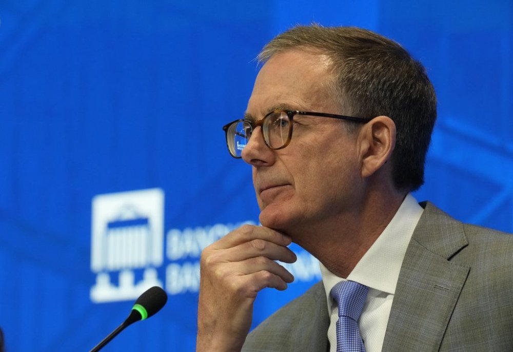 Bank of Canada Governor Tiff Macklem is seen during a news conference in Ottawa, Wednesday, July 30, 2025. THE CANADIAN PRESS/Adrian Wyld