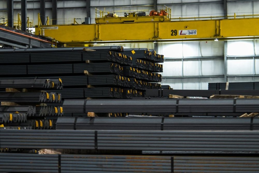 Steel products are shown at Gerdau Long Steel in Whitby, Ont., Thursday, April 3, 2025. THE CANADIAN PRESS/Laura Proctor