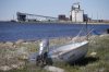 The Port of Churchill is shown from The Flats area of Churchill, Man., on Wednesday, July 4, 2018. THE CANADIAN PRESS/John Woods
