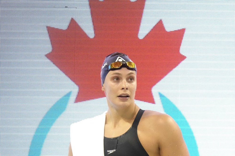 Canadian swim star Penelope Oleksiak has been notified that she committed three whereabouts failures within a 12-month period between October 2024 and June 2025. THE CANADIAN PRESS/Chris Young