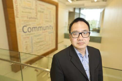 Dr. Ninh Tran, Medical Officer of Health at Southwestern Public Health poses for a photo in St. Thomas, Ont. on Tuesday, March 4, 2025. THE CANADIAN PRESS/ Geoff Robins