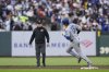 Los Angeles Dodgers' Shohei Ohtani runs the bases after hitting a two-run home run during the third inning of a baseball game against the San Francisco Giants, Friday, July 11, 2025, in San Francisco. (AP Photo/Godofredo A. Vásquez)