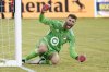 FILE - New England Revolution goalkeeper Matt Turner (30) celebrates after making a save during a penalty shoot out at the end of the MLS All-Star soccer match against the Liga MX All-Stars Wednesday, Aug. 25, 2021, in Los Angeles. (AP Photo/Ashley Landis, File)